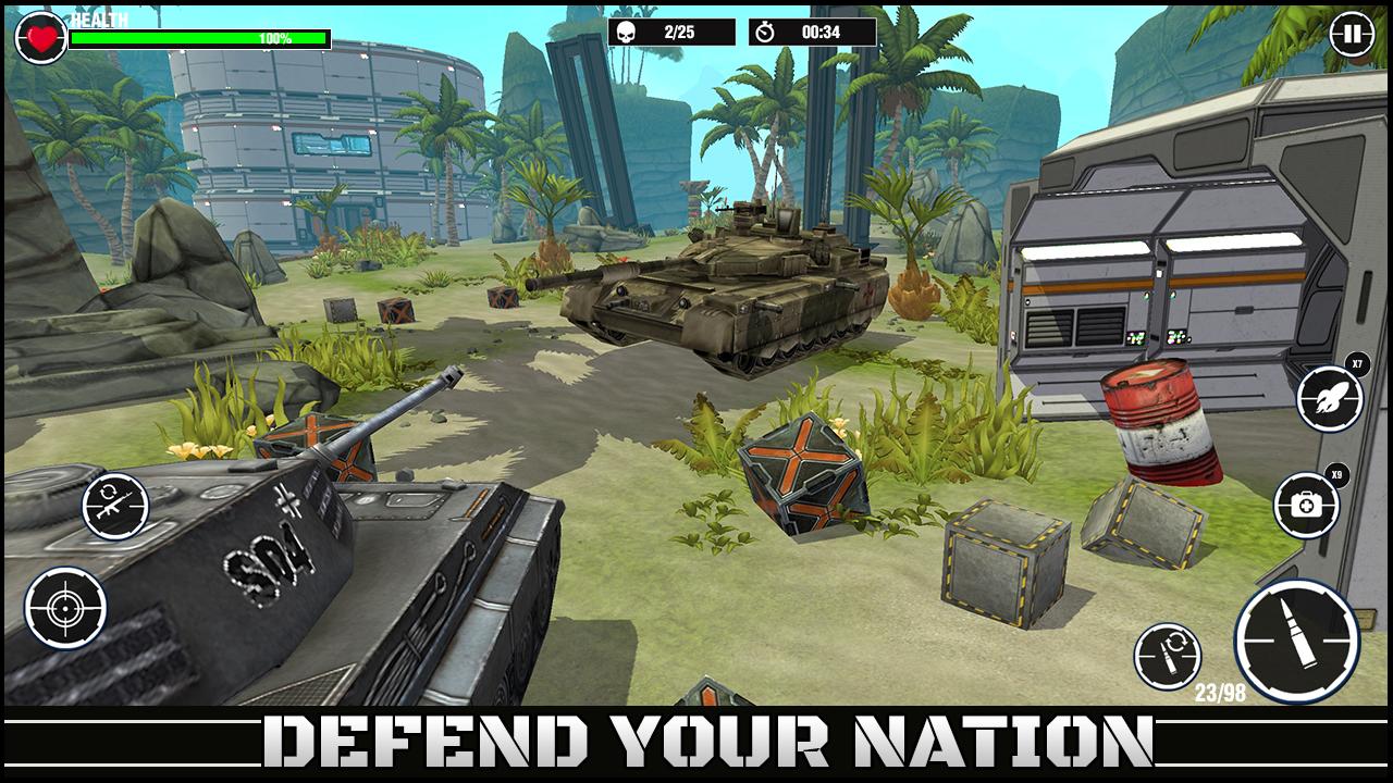 World War Army: Tank War Games Tangkapan skrin 2