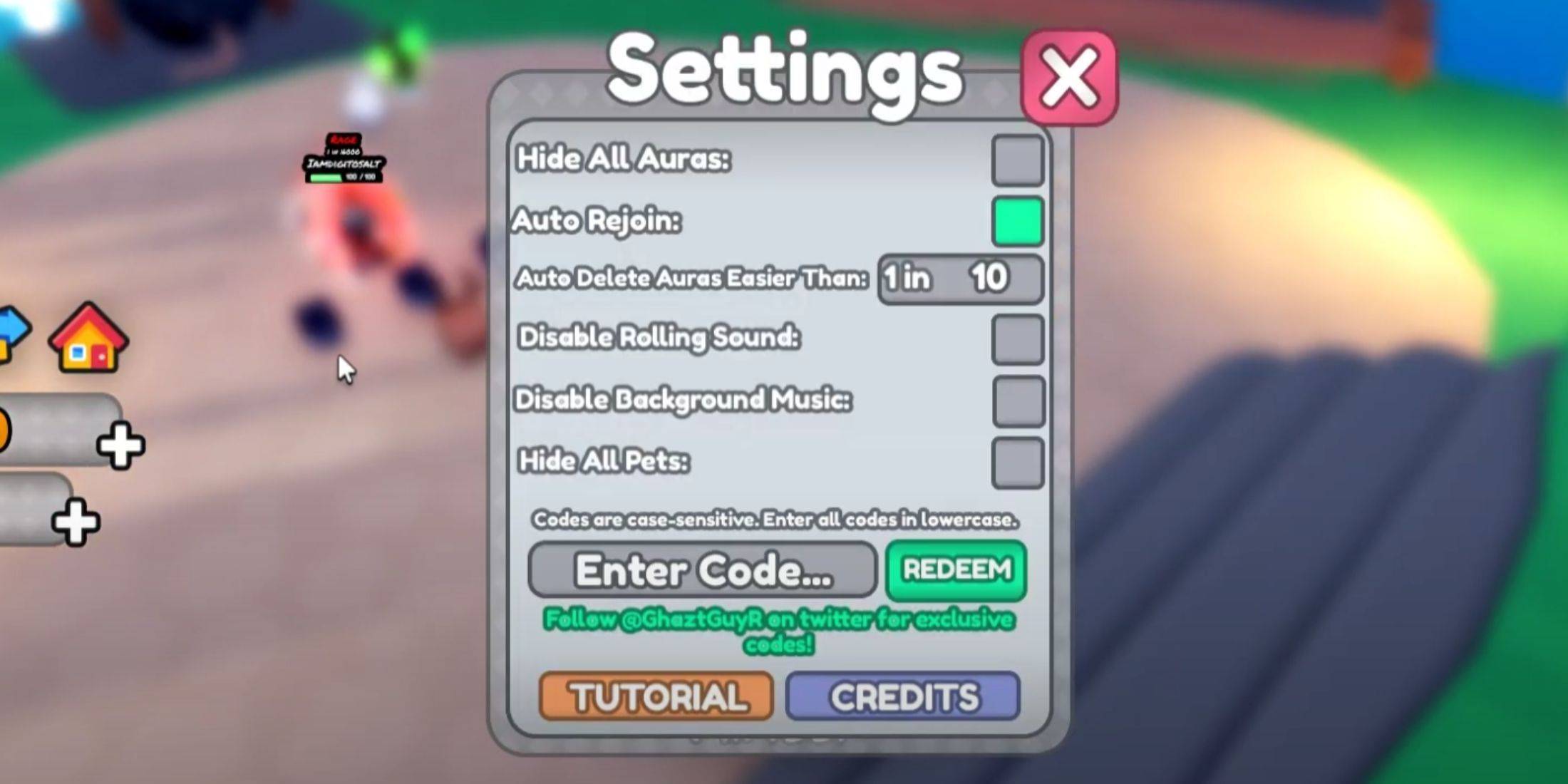 Redeeming Codes in RNG Combat Simulator