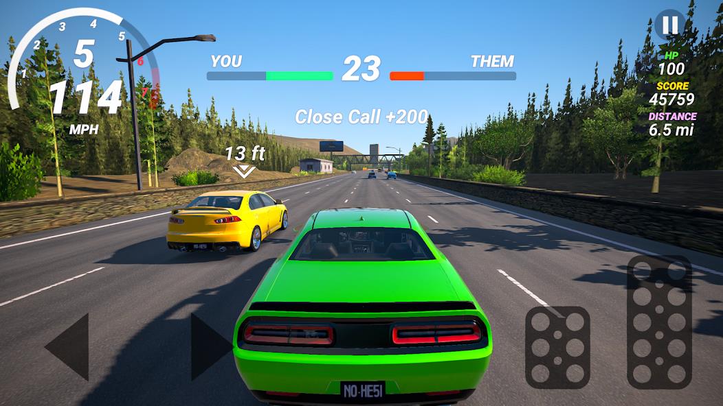 Schermata No Hesi Car Traffic Racing Mod 1