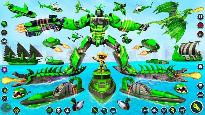 Dino Robot Games: Flying Robot Tangkapan skrin 1