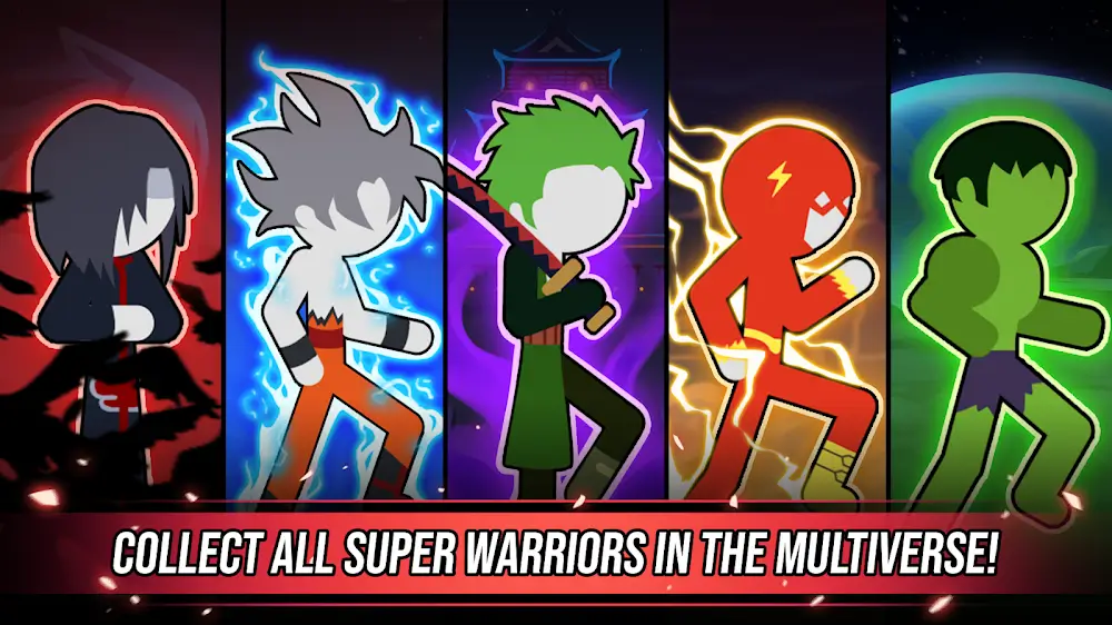 Super Stickman Dragon Warriors 스크린샷 1