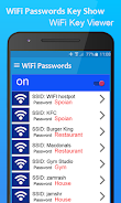 Wifi Password Key Show Connect Screenshot 0