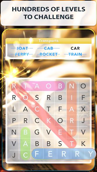 Word Search Nature Puzzle Game Mod Schermafbeelding 0