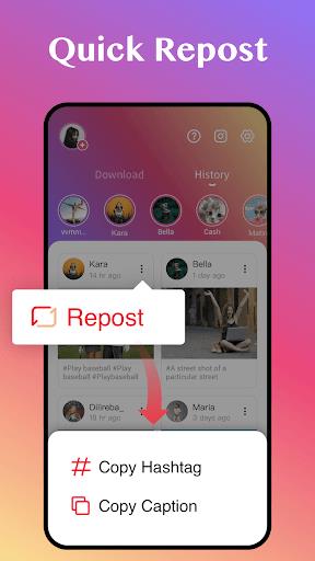 Downloader for IG, Story Saver Ảnh chụp màn hình 2