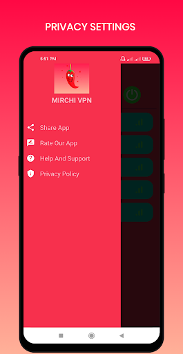 Mirchi VPN - Private & Fast Ảnh chụp màn hình 2