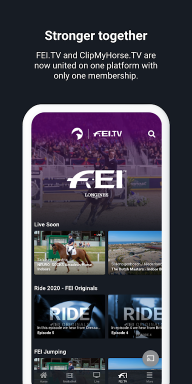 ClipMyHorse.TV & FEI.TV Zrzut ekranu 2