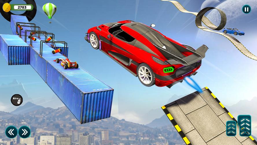 Stunt Car Race Simulator Games Captura de tela 2
