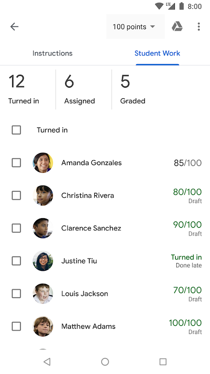 Google Classroom स्क्रीनशॉट 3