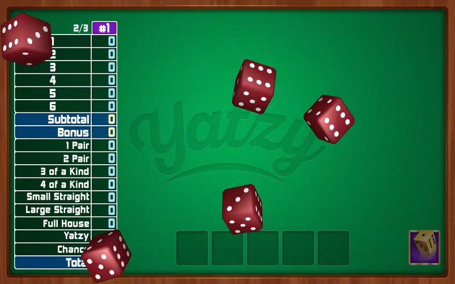 Yatzy Dice Game应用截图第0张