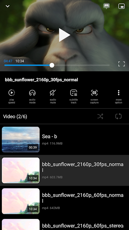FX Player – Video All Formats Mod Zrzut ekranu 1