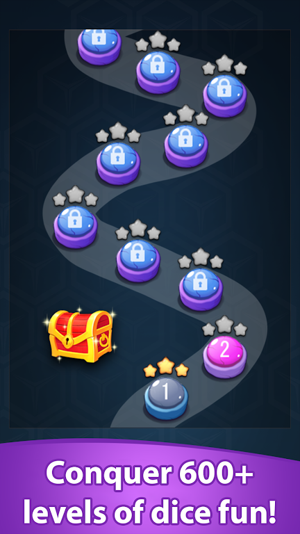 Dice Match Line Puzzle Games ဖန်သားပြင်ဓာတ်ပုံ 2