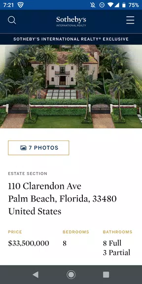 Schermata Sotheby’s International Realty 1