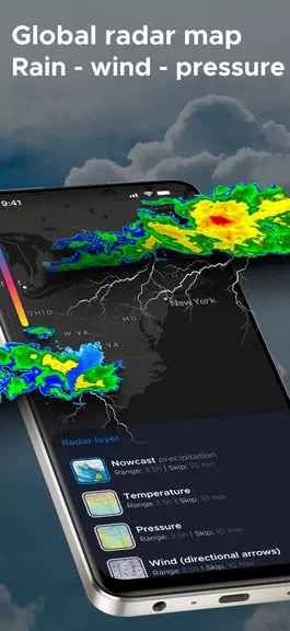 Overdrop: Weather today, radar Captura de tela 2