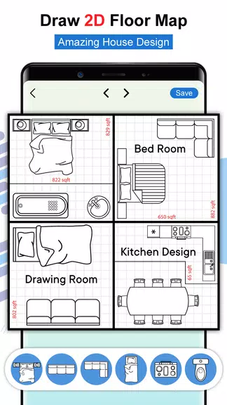 House Design Floor Plan App 3D ภาพหน้าจอ 2