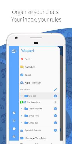 Wasavi: Auto message scheduler ဖန်သားပြင်ဓာတ်ပုံ 1