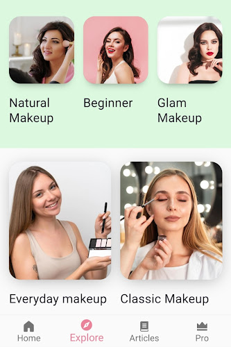 Makeup Tutorial App Capture d'écran 1