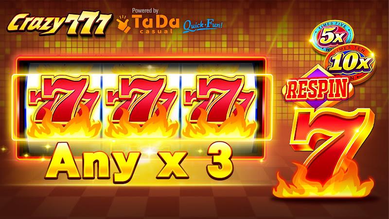 Crazy 777 Slot-TaDa Games 스크린샷 0