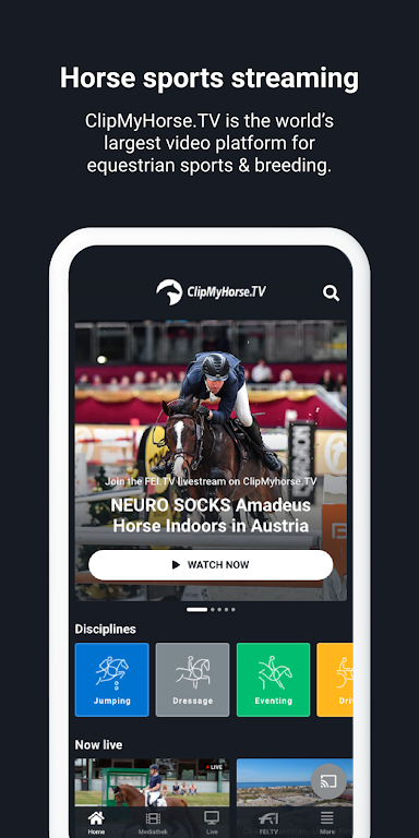 ClipMyHorse.TV & FEI.TV スクリーンショット 1