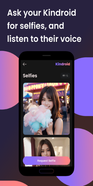 Kindroid: AI Companion Chat 螢幕截圖 1