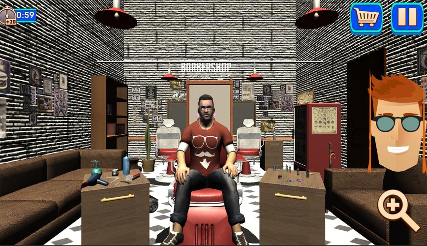 Real Barber Haircutting Shop Screenshot 2