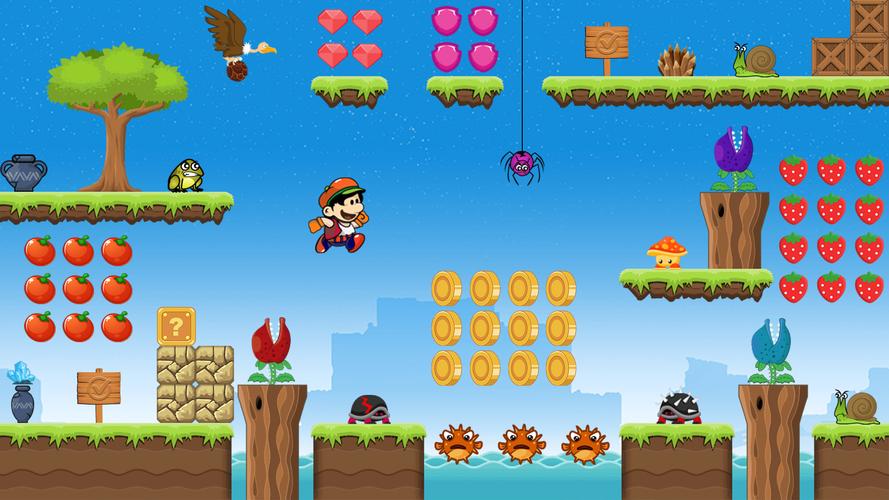 Super Nob Run:Adventure Jungle Ảnh chụp màn hình 0