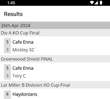 Hexham Darts League スクリーンショット 2