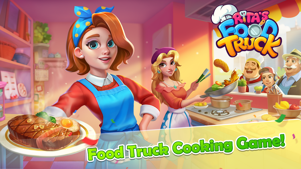 Rita’s Food Truck:Cooking Game Mod Captura de pantalla 0