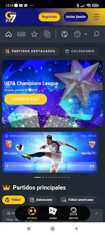 Gana777 Apuestas y Casino Ekran Görüntüsü 2