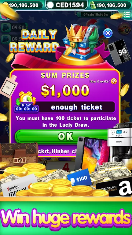 Schermata Bingo Money Game-Win Money Now 2