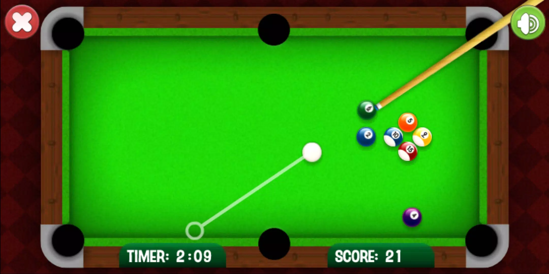 8 Ball Billiards ဖန်သားပြင်ဓာတ်ပုံ 3