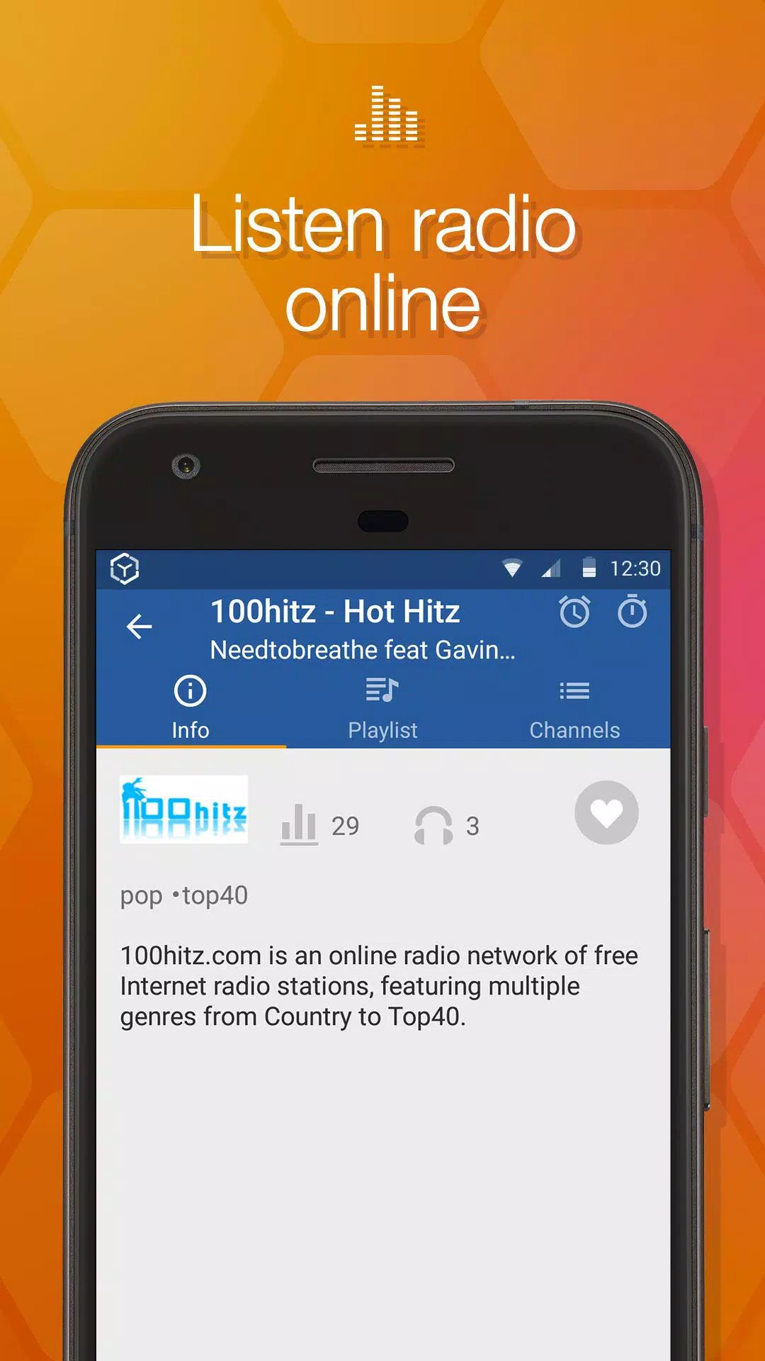 Online Radio Box Radio-Player Screenshot 1