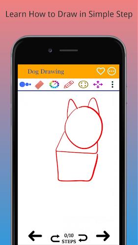 How to Draw Dog Step by Step ภาพหน้าจอ 0