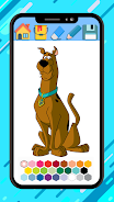 Scooby coloring doo cartoon ga 스크린샷 1