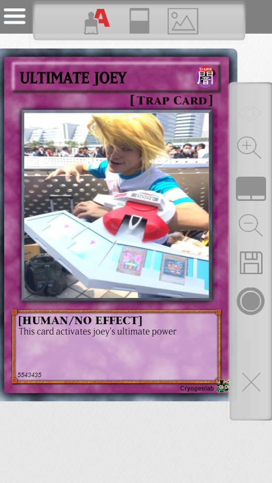 Yugioh Card Maker Schermafbeelding 1