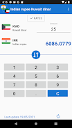 Indian rupee to Kuwait dinar Schermafbeelding 2