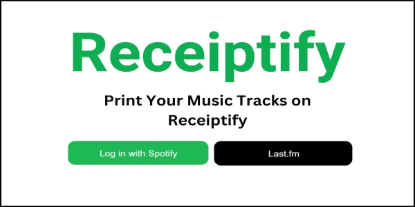 Receiptify 스크린샷 0