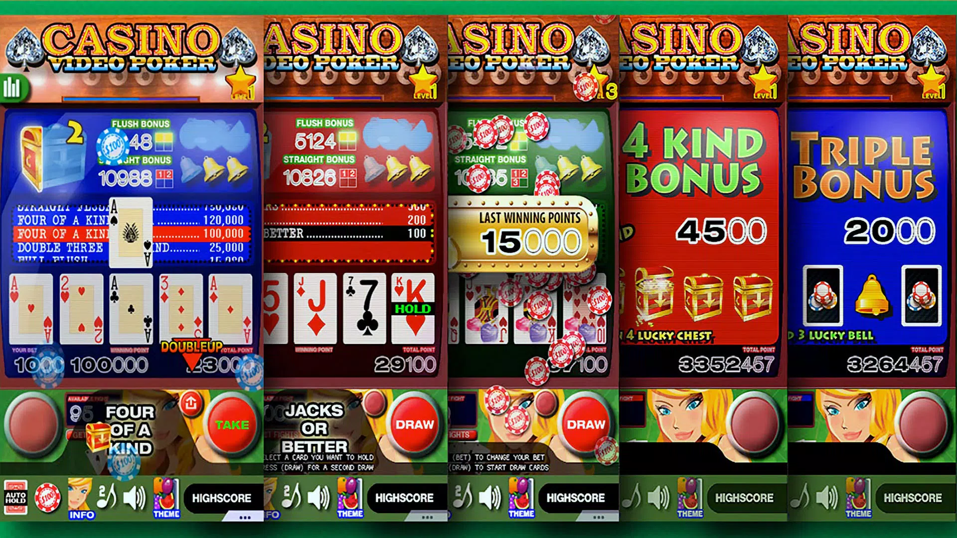 Casino Video Poker स्क्रीनशॉट 3