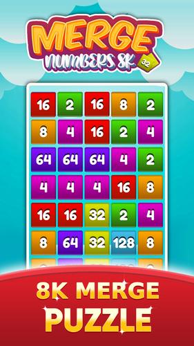 2048 Number Merge Games Puzzle スクリーンショット 0