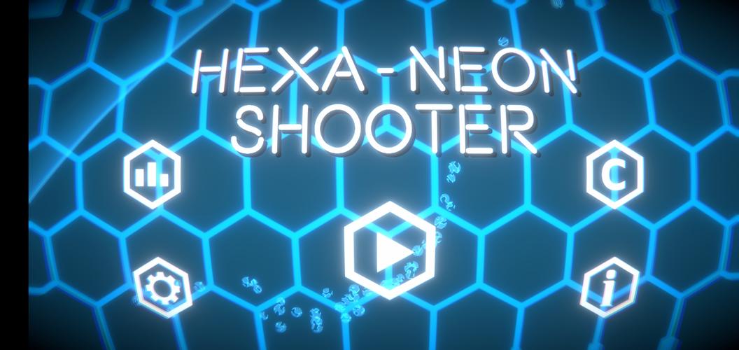 Hexa-Neon Shooter ภาพหน้าจอ 2