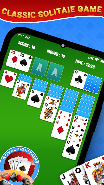 Royal Solitaire Card Game スクリーンショット 0