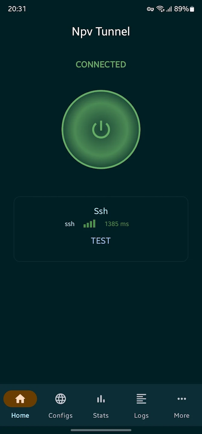 Npv Tunnel V2ray/Psiphon/SSH Ekran Görüntüsü 0