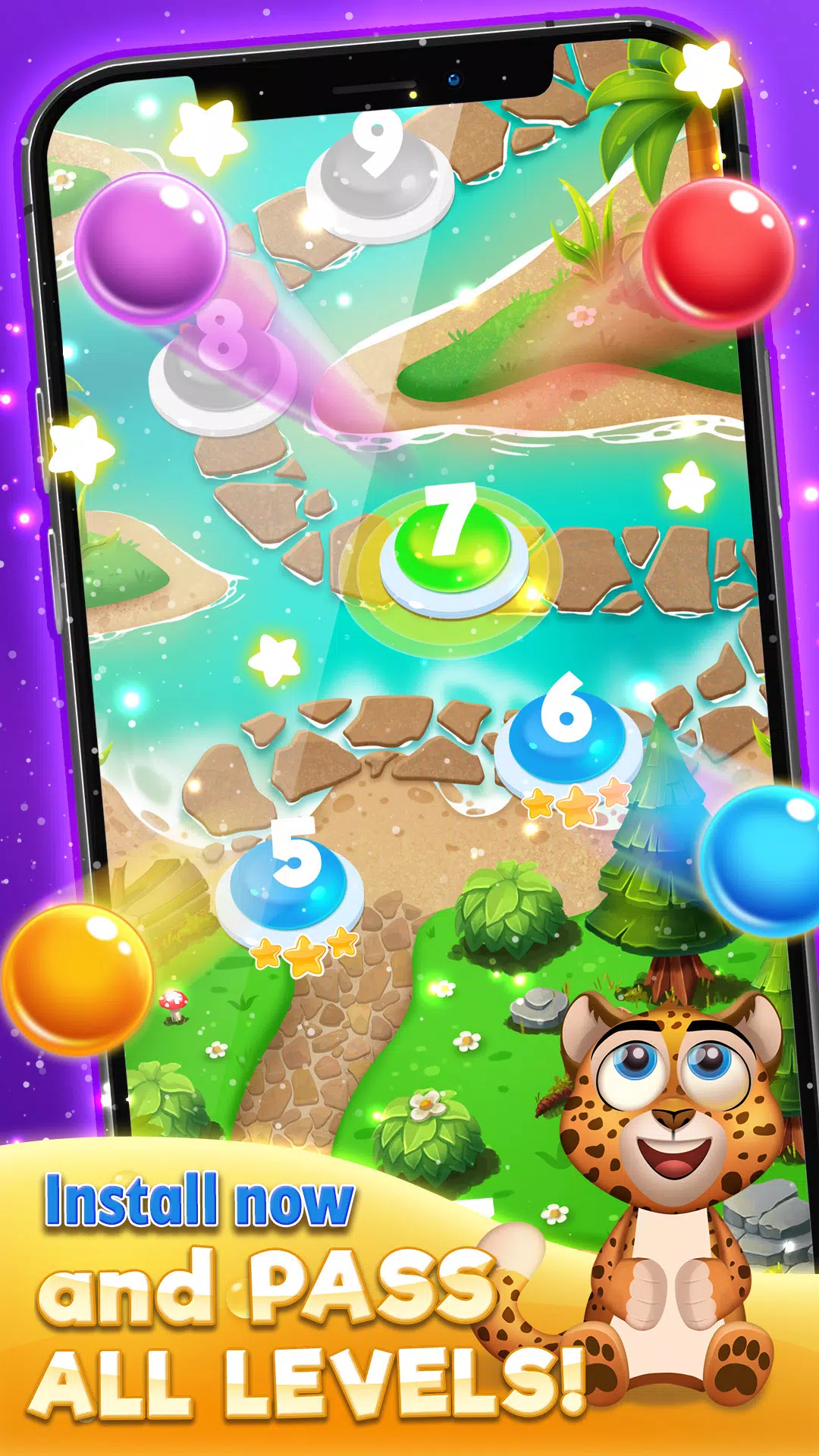 Schermata Bubble Pop: Wild Rescue 3