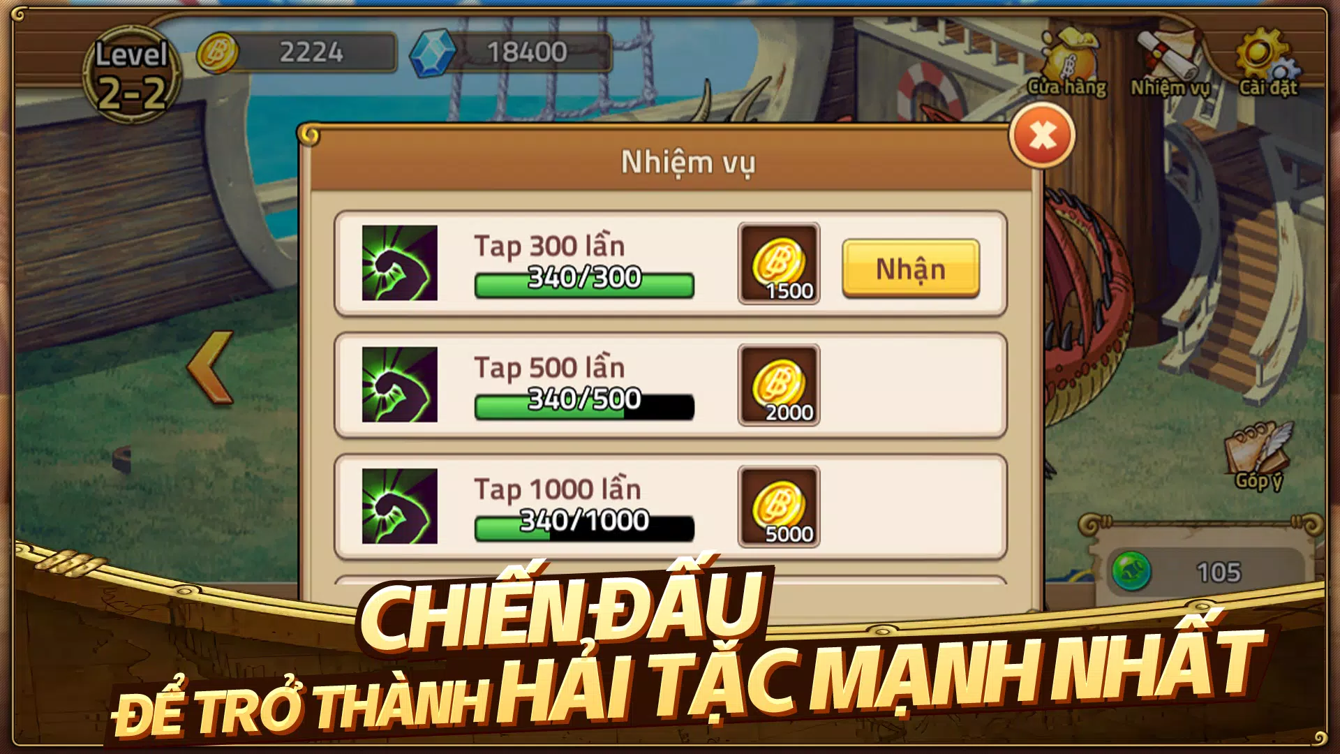 Huyền Thoại Hải Tặc ภาพหน้าจอ 2