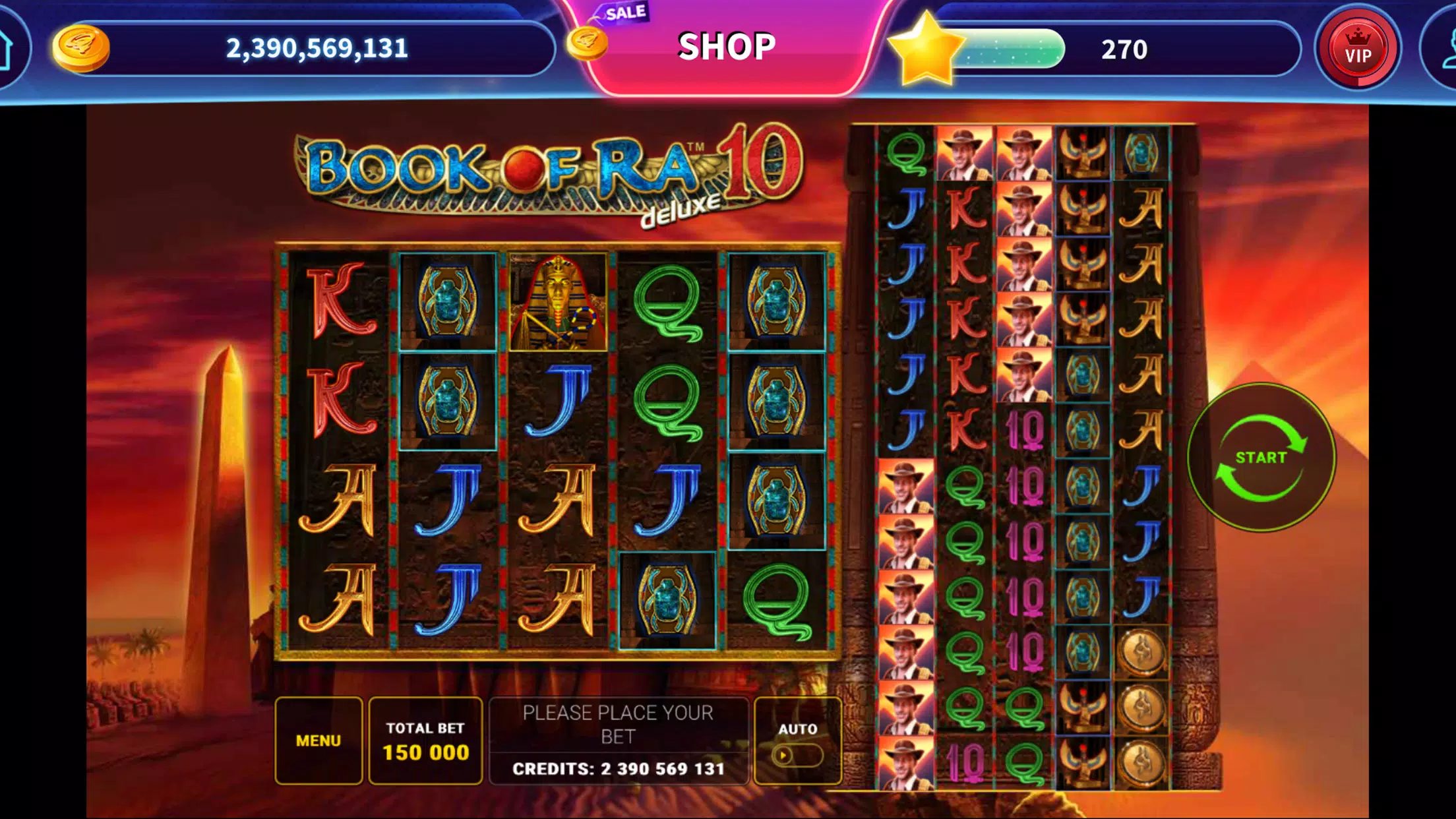 Book of Ra™ Deluxe Slot 螢幕截圖 3