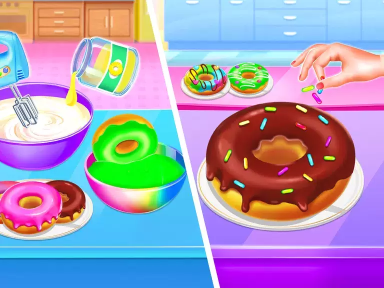 Make Donuts Game - Donut Maker Zrzut ekranu 0