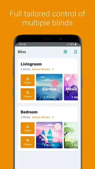 Bliss Smart Blinds Ekran Görüntüsü 0