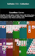 550+ Card Games Solitaire Pack 스크린샷 1