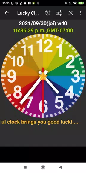Rainbow Clock Ekran Görüntüsü 0