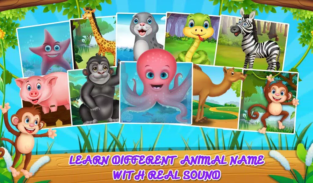 Learning Animal Sounds Games स्क्रीनशॉट 2