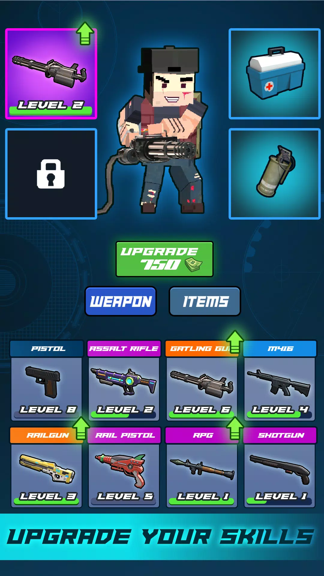 Zombie Craft War: Pixel Gun 3D Tangkapan skrin 3